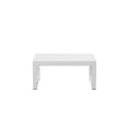 thumbnail image 2 of Pangea Home Chester Modern Aluminum Frame Outdoor Coffee Table in White, 2 of 2