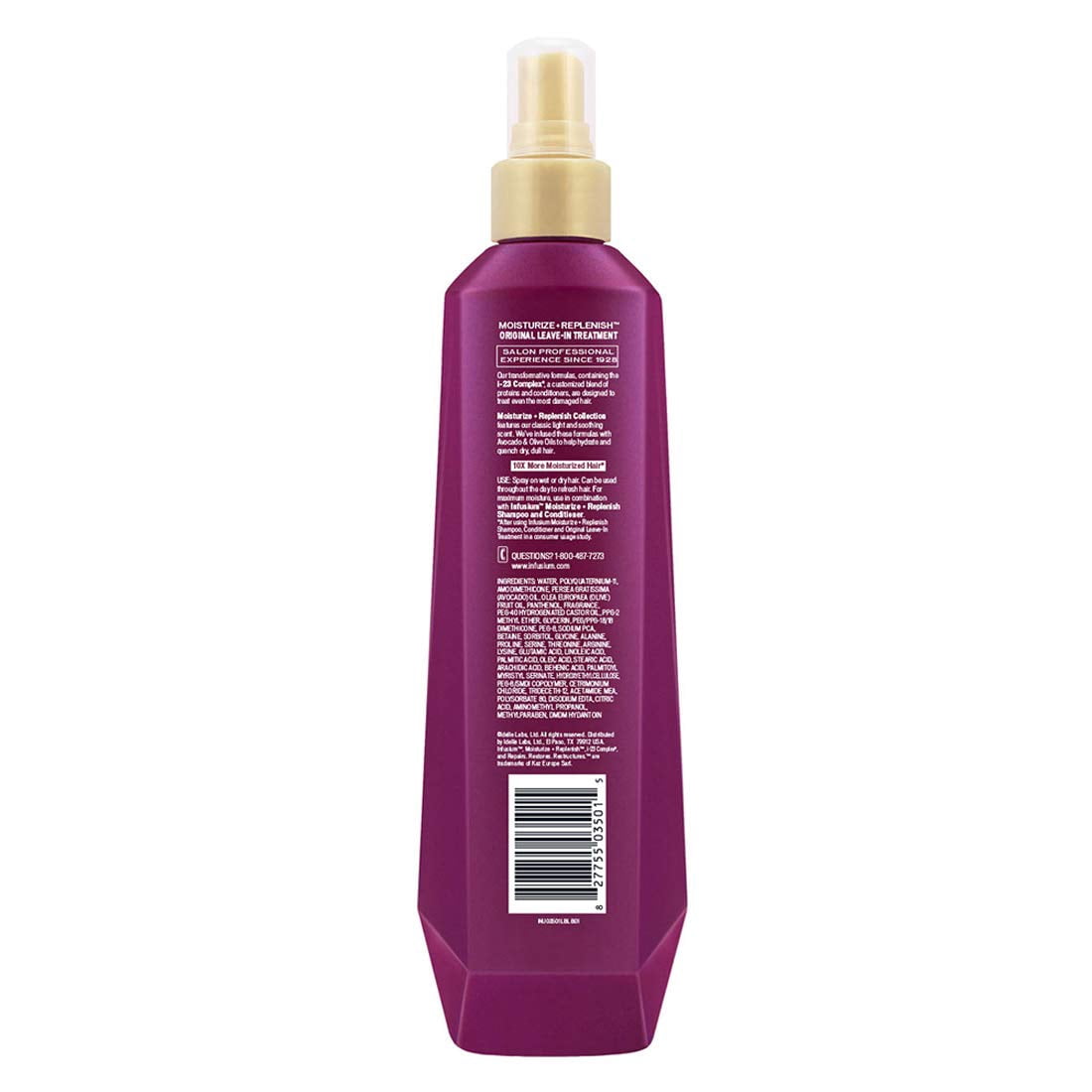 6 Pack - INFUSIUM LEAVE-IN TREATMENT Repair & Replenish, Nourish, Renew Spray with Niacinamide, Argan Oil, Ceramides, 11 FL OZ