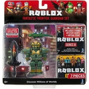 Roblox Action Collection - Fantastic Frontier: Guardian Set + Two Mystery Figure Bundle [Includes 3 Exclusive Virtual Items]