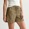 thumbnail image 5 of Ahdbta Women's Hiking Shorts Quick Dry Lightweight Drawstring Waist Athletic Running Golf Summer Casual Shorts with Pockets, 5 of 8