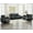 Black-Sofa+Loveseat+Recliner, variant on 5-Piece Faux Leather Power Reclining Sofa Set with Adjustable Headrests, Wireless Charger, USB Ports, LED Lights, Black