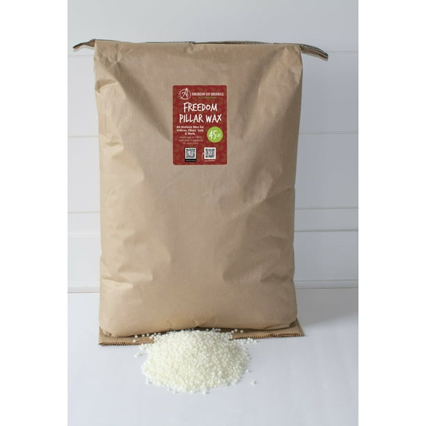 Freedom Pillar Soy Wax Beads 45 lb bag