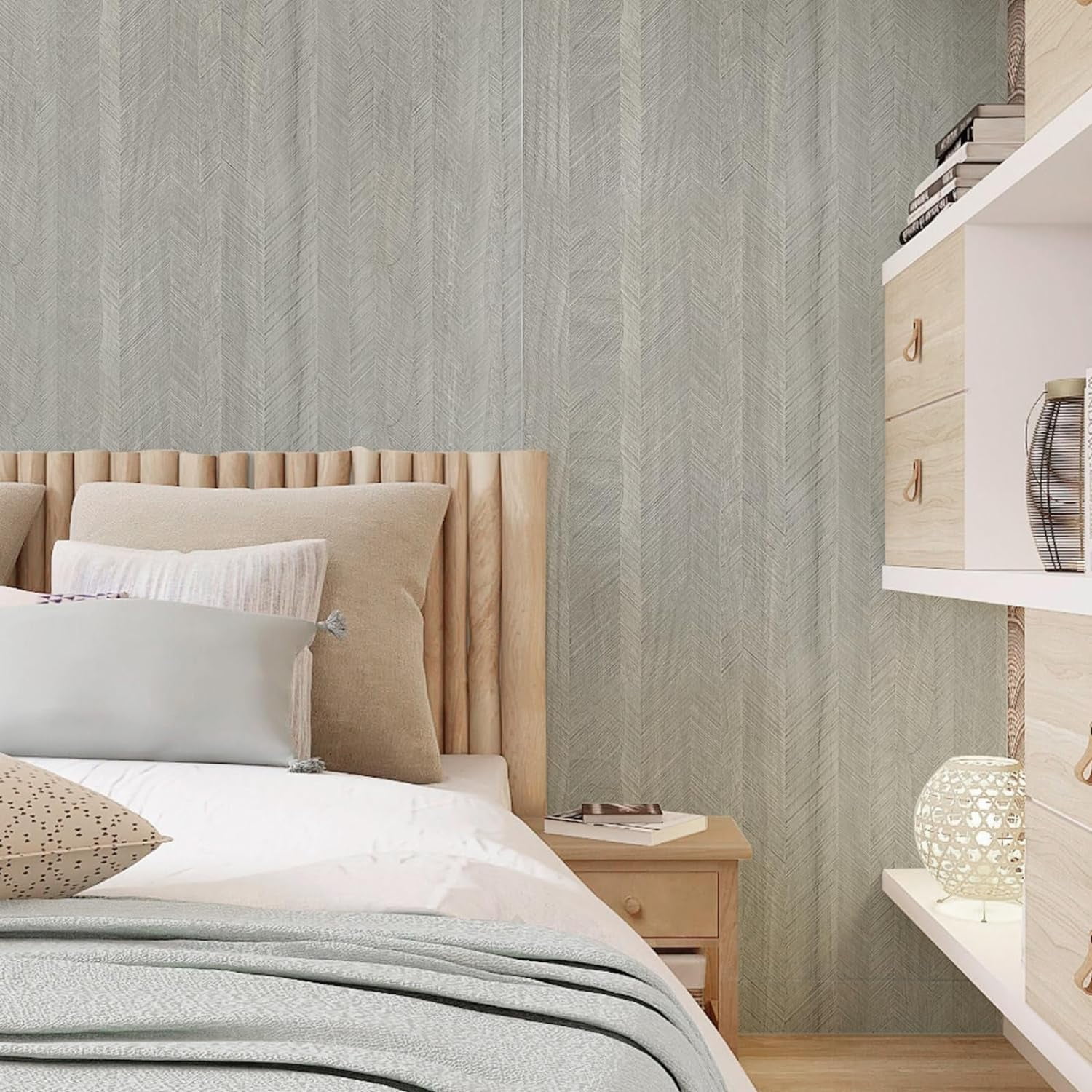 UMIGGEE Distressed Wood Plank Wallpaper Peel and Stick Rustic Wood Grain Pattern Wall Paper 15.7"x 118" Removable Self Adhesive Contact Paper Gray Shiplap Vinyl Film Home Decorative Wooden Look