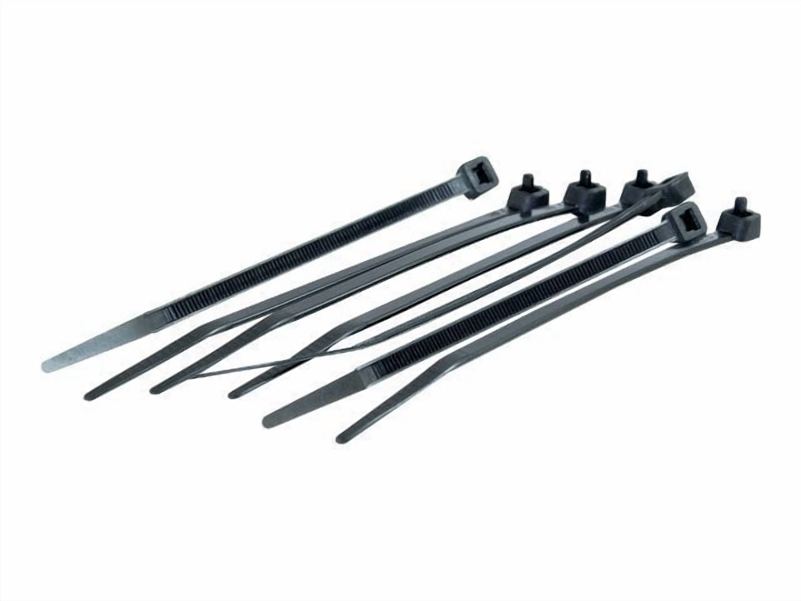 C2G 11.5in Cable Ties - Black - 100pk - Black - 100 Pack