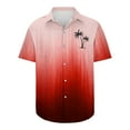 thumbnail image 5 of CEHVOM Spring Savings!Beach Shirts for Men Button Down,Beach Shirts for Men Big and Tall Palm Tree Print Turndown Collar Short Sleeve Blouse Tops,Summer Shirts for Men, 5 of 5