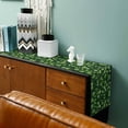 thumbnail image 3 of Green Plant Table Runner Cotton Linen 90 Inch Holiday Dresser Scarves, Spring Leaves Retro Pastoral Botanical Tablerunner for Kitchen Coffee Dining Bedroom Living Room Dinner Scarf Décor 13''x90'', 3 of 9