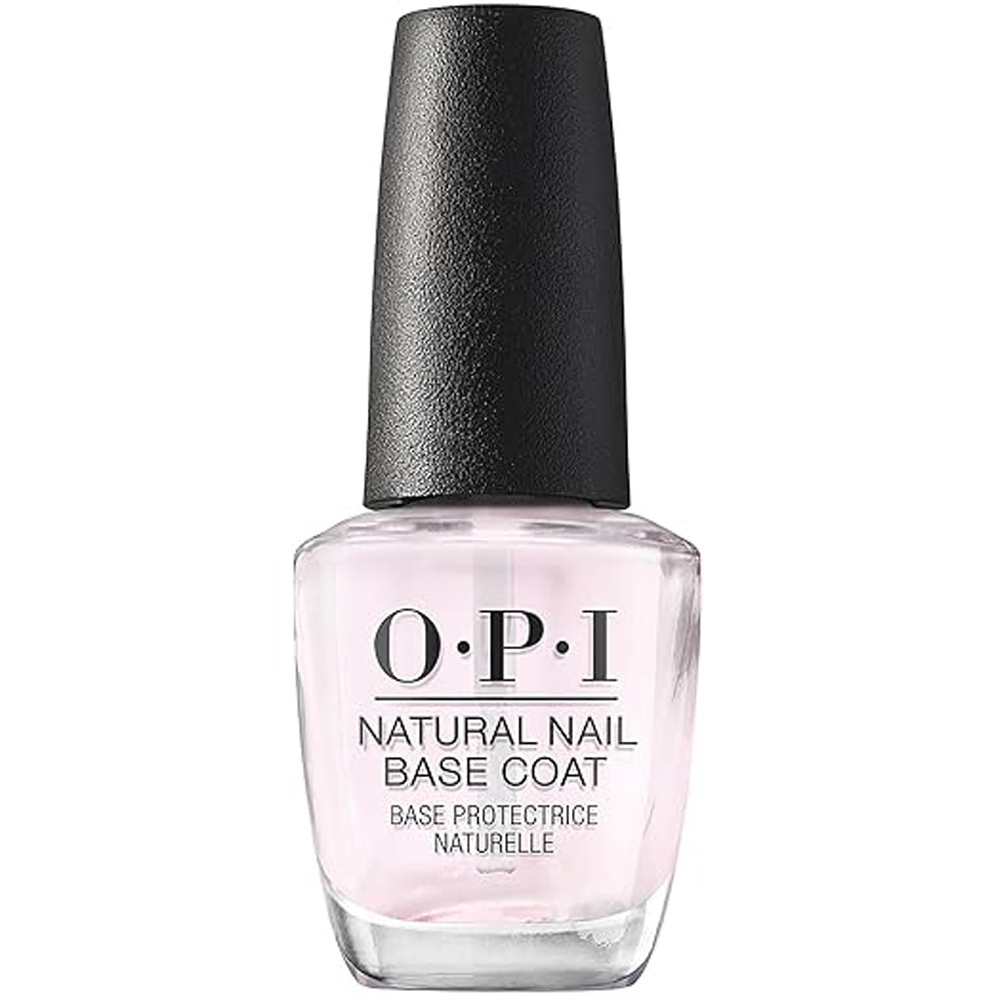 OPI Nail Lacquer, Natural Nail Base Coat, Clear Nail Polish, 0.5 fl oz