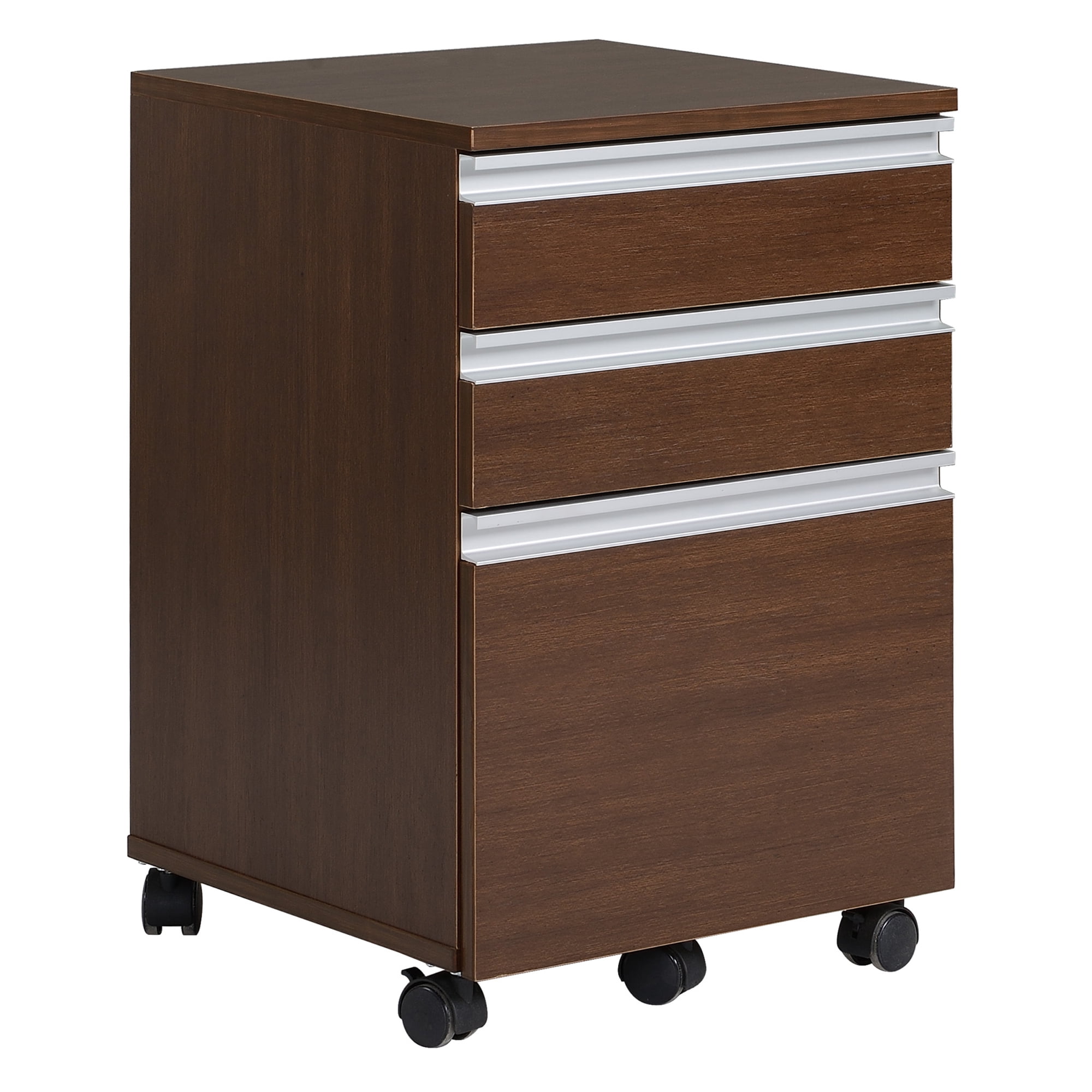 Commclad 3 Drawer Mobile Pedestal File Cabinet Med Tone for sale online 