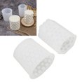 thumbnail image 4 of Molde Para Velas DIY, 2 Moldes Para Velas De Silicona Reutilizables Ampliamente Utilizados Para Cera ANGGREK AHX1509, 4 of 8