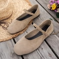 thumbnail image 3 of Xucatan Women's Round Toe Mary Jane Flats, Ankle Strap Buckle Loafers, Cushioned Soft Sole Comfortable Shoes for Office Daily Spring Gift, 3 of 9