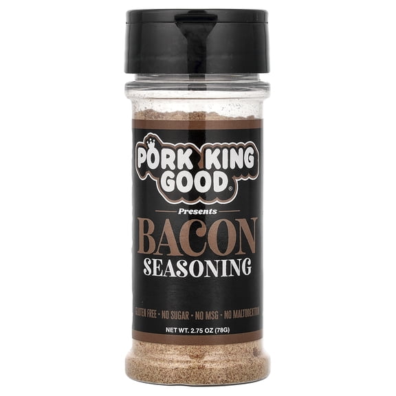 Pork King Good Bacon Seasoning for Cooking and Popcorn Seasoning - Keto Friendly, Paleo, No MSG, Gluten Free