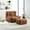 Brown, variant on Fluffy Bean Bag Chair - Comfortable Super Soft Lazy Sofa Chair with Memory Foam and Ottoman for Adults and Children - Modern Indoor Focus for Living Room, Bedroom, Apartment