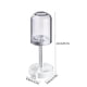 thumbnail image 3 of Toothbrush Cup Rack, Brushing Cup, Tooth Cup, Foldable Design, Portable Storage, Metal Frame, 2-Tier Structure, for Dormitory Living, 3 of 9