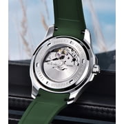 PAGANI DESIGN Automatic Mens Watch New Stainless Steel Mechanical Wrist Watch for Men, 100M Waterproof, Synthetic Sapphire Dial Glass, Rubber Strap, PD-YS031