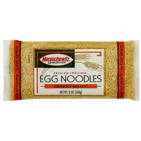 Manischewitz Barley Shape Egg Noodles, 12 oz (Pack of 12)