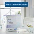 thumbnail image 3 of McKesson Ultra Incontinence Liners - Heavy Absorbency, Contoured, Unisex, Adult - One Size Fits Most, 27 1/5 in Long, 20 Count, 1 Pack, 3 of 12