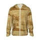 thumbnail image 1 of Fotbe Retro Palm Tree Chaqueta con Protección Solar UPF 50+ para Hombre y Mujer, Camisa con Capucha y Bolsillos-Medium, 1 of 7