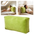 thumbnail image 2 of FEISHENTT Couch Back Cushion Pillows for Replacement Sofa Back Support Pillow with Removable Velvet Cover Daybed Reading Pillows Lumbar Support Pillow Waist Cushion, 2 of 6