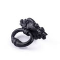 thumbnail image 6 of Black Cast Iron Cabinet Pulls Antique Ornate Handles 3.11" W Drop Style Victorian Ring Drawer Pulls Rust Resistant Dresser Handles w/Screws Renovators Supply  Pack of 2, 6 of 8