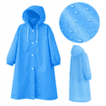 thumbnail image 1 of Impermeable Para Adulto En Color  Azul Ligero Y Durable, 1 of 1