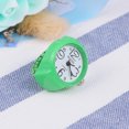 thumbnail image 4 of 1Pc Personality Unisex Watch Shaped Finger Ring Fashion Exquisite Quartz Watch Ring (Green), 4 of 7