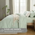 thumbnail image 6 of Davulos 7 Pieces Green Bed in a Bag Queen Comforter Set, Soft Shabby Chic Bedding Set Geometric Boho Bohemian Bed Set with Comforter, Sheets, Pillowcases & Sham, 6 of 9
