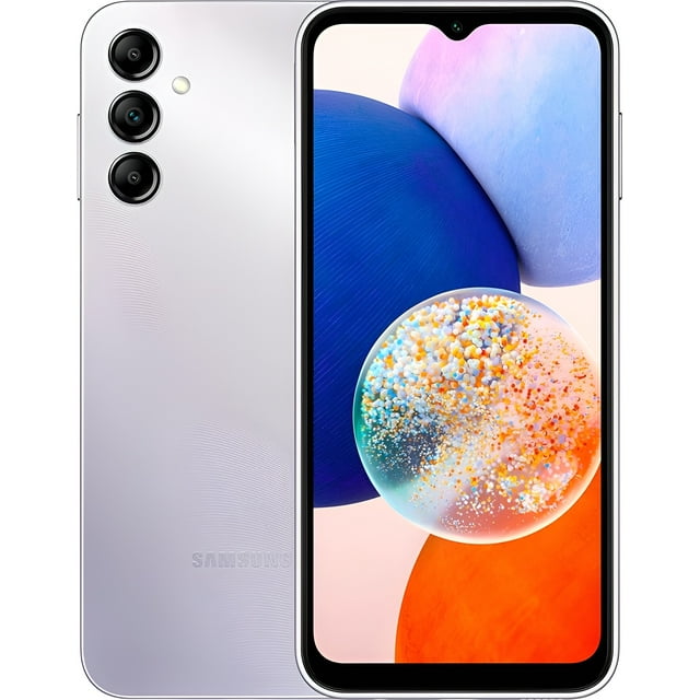 Refurbished Samsung Galaxy A14 5G - 128GB – Silver – 50MP Triple Rear & 13MP Front Camera - Fully Unlocked Smartphone - Excellent Condition