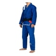 thumbnail image 4 of Fuji Submit Everyone Edition Suparaito Brazilian Jiu Jitsu BJJ Gi - Blue (A3L), 4 of 5