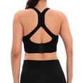 thumbnail image 6 of Tinglu Women Yoga Bras Sports Wireless Underwear Women's Zip Front Sportwear Push up Bra, 6 of 8