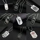thumbnail image 2 of Collar de acero inoxidable, cadena de suéter, colgante de discoteca para estudiantes de hip hop, cadena para hombres y mujeres, joyería de moda para hombres, 2 of 6