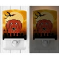 thumbnail image 2 of Halloween Longhair Red Dachshund Ceramic Night Light, 2 of 2
