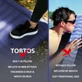 thumbnail image 5 of TOBTOS 6" Extra-Thick Camping Sleeping Pad with Pillow, Inflatable Air Mattress for Backpacking, Hiking, Tent (Blue), 5 of 8