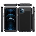 thumbnail image 3 of Funda protectora resistente Armor para iPhone 7 8 Plus XR X Xs 11 12 13 Pro Max 14 15 Plus SE SE2 360 cubierta a prueba de golpes con tanque de metal, 3 of 5