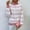 Pink, variant on BONIXOOM Cardigan Sweaters For Women Baggy Fit Sweater Cardigan Christmas Round Neckline Girls Sweaters Pink L(US:8)