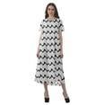 thumbnail image 1 of Moomaya Robes d'Été Imprimées pour Femmes à Manches Courtes en Coton Flex Robe de Soirée, 1 of 4