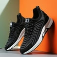thumbnail image 3 of Men's Elevator Sneakers 2.36 Inch Invisible Height Increasing Lace up Fashion Sneakers, 3 of 13