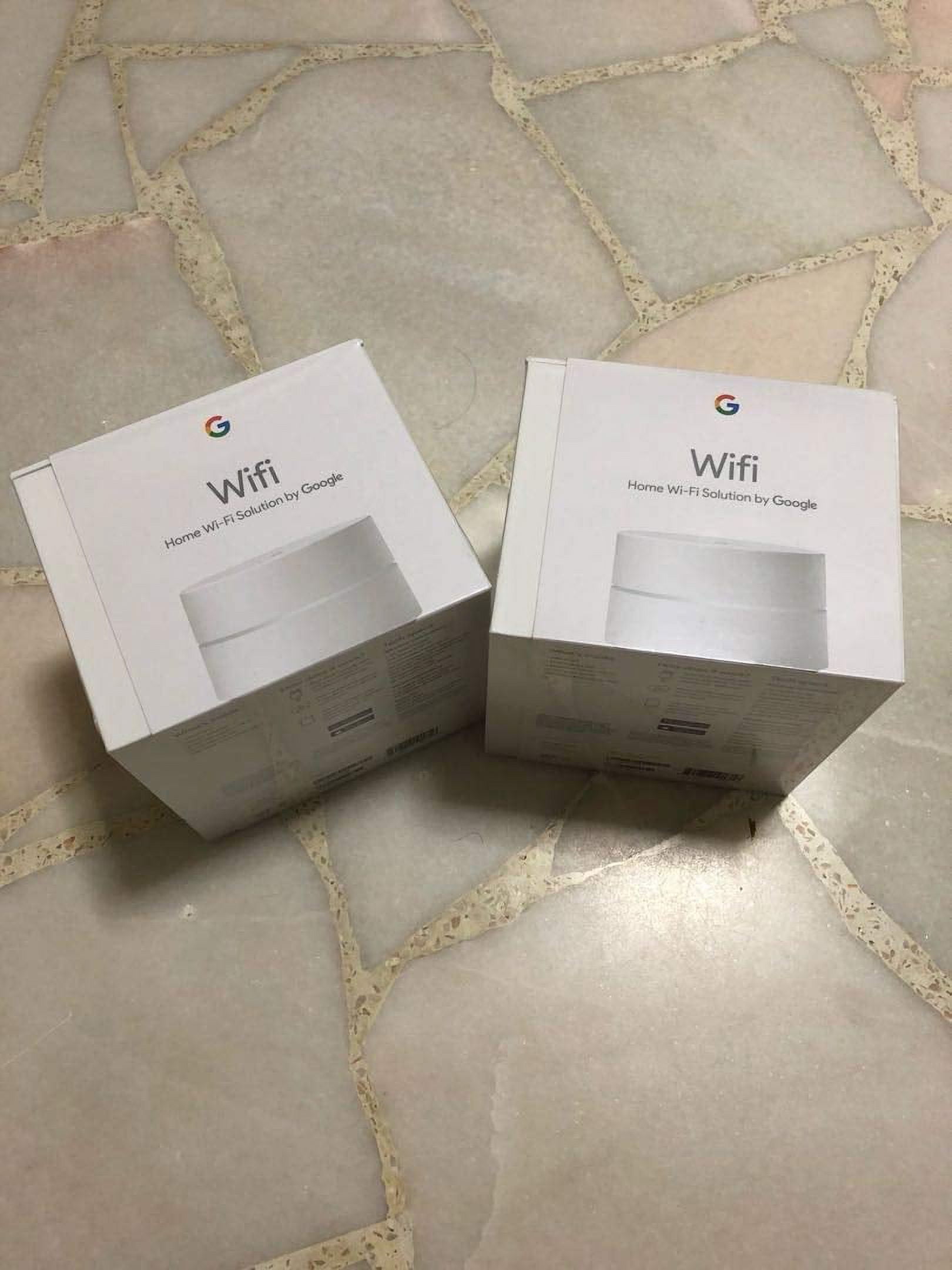 Restored Nest Google 2 Pack Wi-Fi Router with Power Cords (Refurbished)