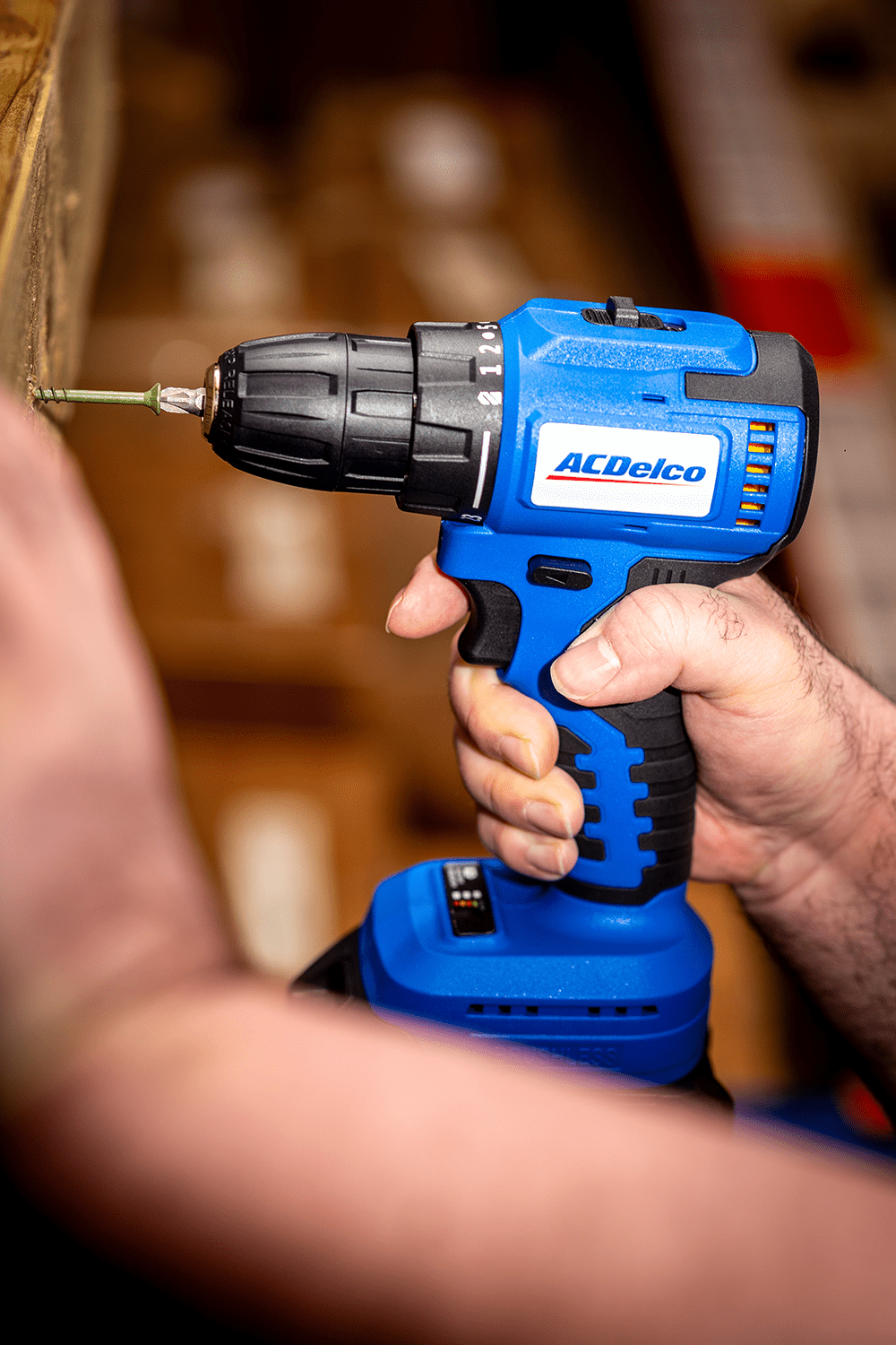 ACDelco ARD20137P 20V Cordless Drill Set, Power Drill Kit with Battery and Charger, 2 Speed setting, 21Position, 400 In-lb Torque, Electric Power Drill, Driver Bits