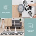 thumbnail image 6 of Black Geometric Triangle Diamond Pattern Kitchen Rugs Sets Of 3,Kitchen Runner Rugs Non Skid Washable,Decorative Kitchen Floor Mats for Kitchen,Sink,Laundry,17"x30"+ 17"x47" + 17"x59", 6 of 6