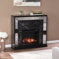 thumbnail image 7 of Dashton Modern Touch Screen Electric Fireplace with Media Storage in Brown/Gold, 7 of 7