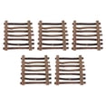 thumbnail image 1 of 5 Pcs Brown Plastic Sticks for DIY Crafts Garden Decor Mini Landscape Ornament Accessory 4.7inx0.43in, 1 of 3