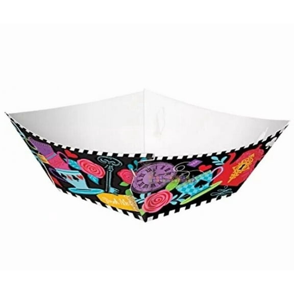 amscan 430532 Mad Tea Party Snack Bowls, Multicolor