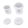 thumbnail image 4 of Set of 3 Carbon Steel Farmhouse Style Potato and Onion Storage Bins for Kitchen, White, 4 of 4