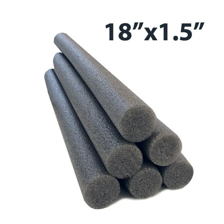 Advanced Solid Sticks - Oodles of Noodles 1.5 Inch x 18 Inch Solid Core Foam Sticks- 6 PACK