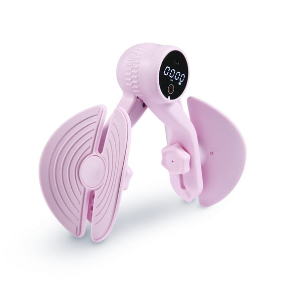 HOM Pelvic Trainer - Inner Thigh & Pelvic Floor Muscle Toner - Smart Adjustable Device with Display