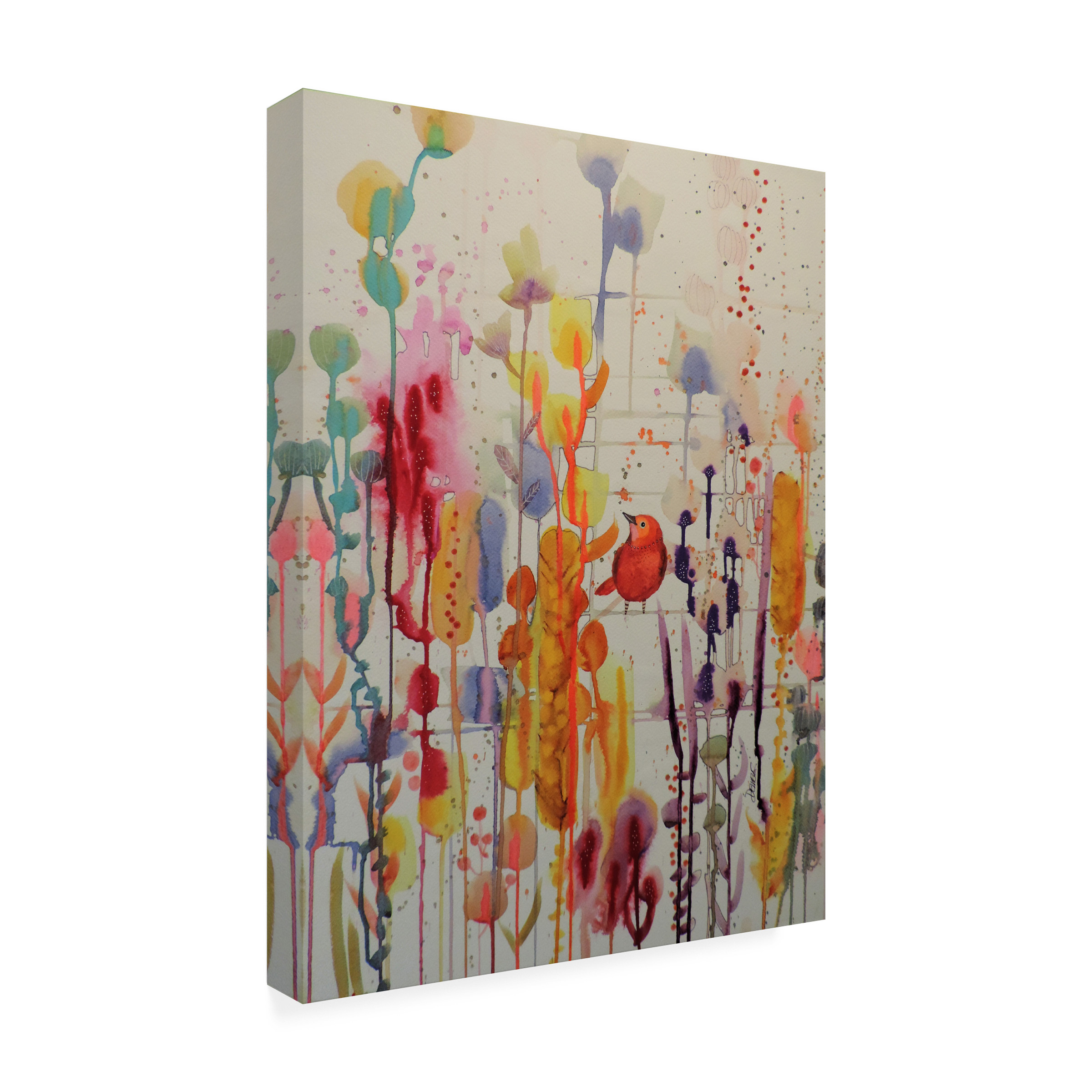 Sylvie Demers 'La Vie Comme Une Fete' Canvas Art