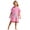 Pink, variant on Kids Hooded Poncho Towels Wearable Absorbent Surf Changing Robe for Girls Boys Cartoon Print Summer Beach Swim Bathrobe (7-13T,Sky Blue)