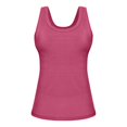 thumbnail image 4 of XIAONU Womens Ribbed Padded Tank Top Scoop Neck Slim Fit Daily Wear Undergarment, 4 of 4
