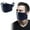 🔥 Navy_Base#1370, variant on Breathable Ice Silk Face Mask for Outdoor Motorcycle Riding | Windproof Sunscreen Ear-Hanging Design | Warm Fabric Mesh Mouth-Nose Panel | Soft Stretch Material
