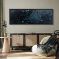 thumbnail image 4 of Large Framed Canvas Print Mystical Blue Butterflies Framed Canvas - Dark Moody Nature Wall Art Decorative Ready to Hang Painting for Living room Bedroom - 60"x20" Black Frame, 4 of 9
